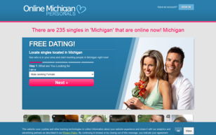 Online Michigan Personals Homepage Image